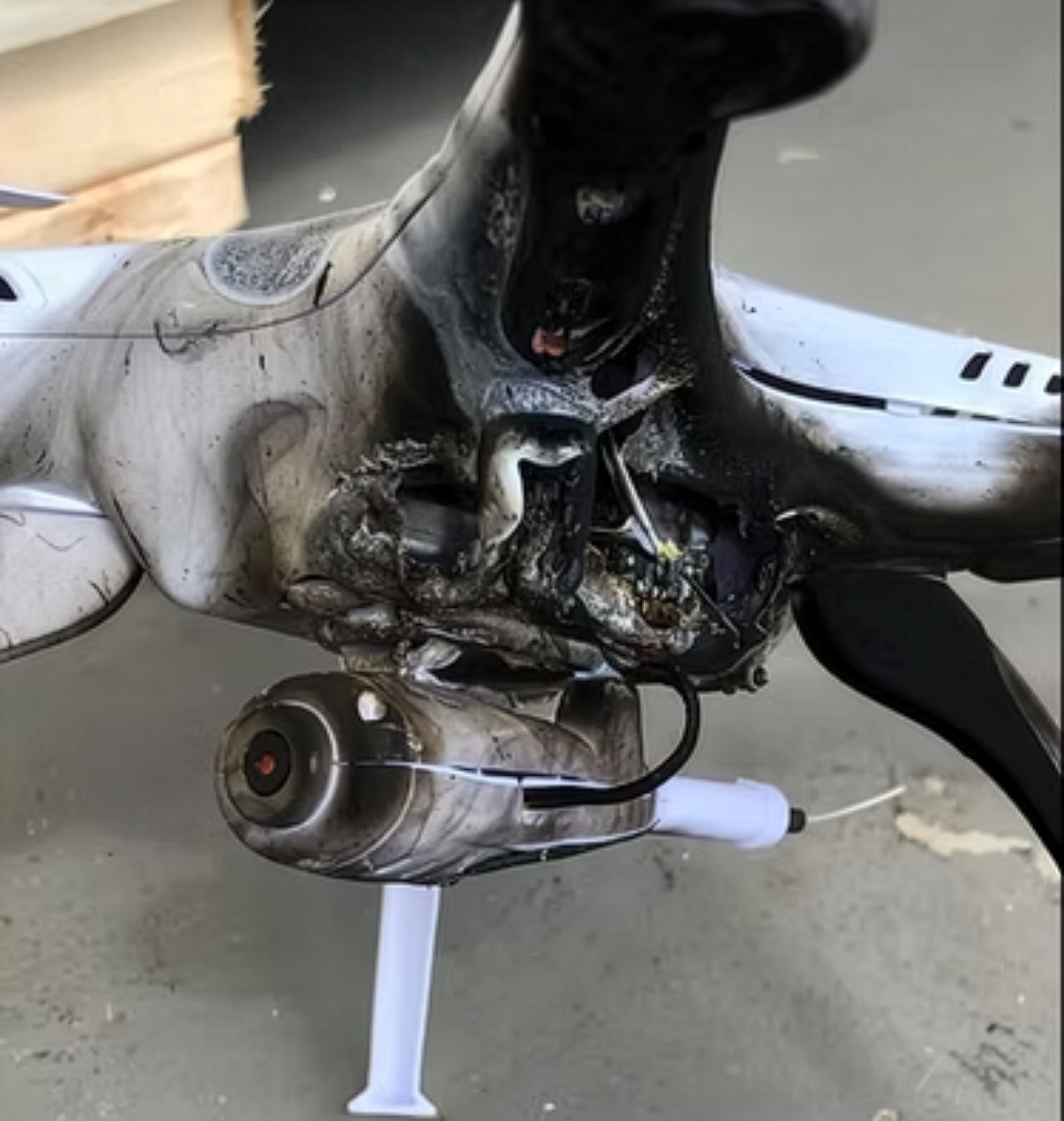 Drone neutralization in progress